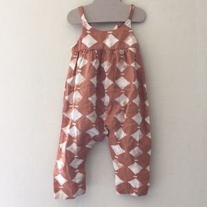 Rylee + Cru diamonds jumpsuit in rosewood
